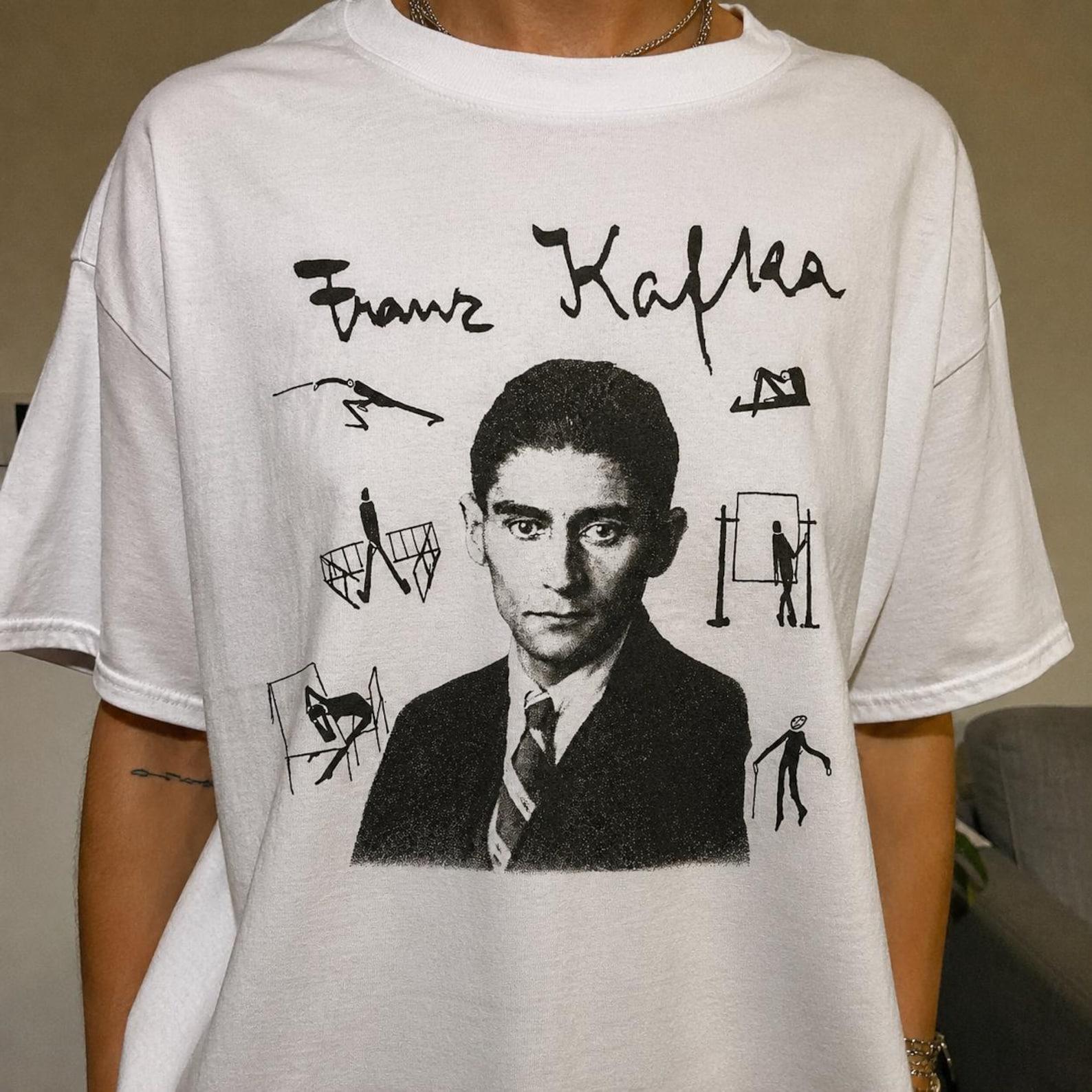 Franz Kafka portrait Tee | literary author graphic shirt L