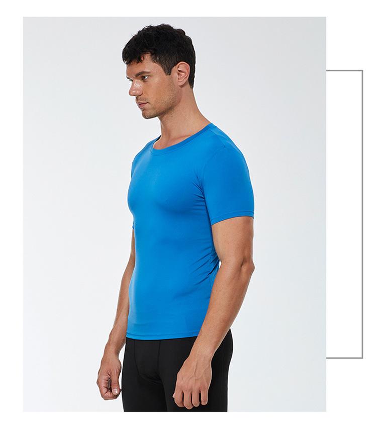 Men's PRO Fitness Quick-Dry Running Tights T-Shirt - High Elastic Sport Shirt 4001