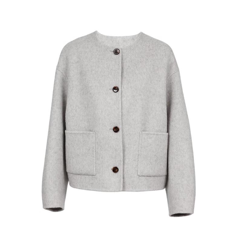 VEROMODA Women's 2025 Winter Wool & Alpaca Double-faced Coat
