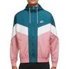 Casual Sport Colorblock Hooded Woven Jacket Men Outerwear Pink DC0502-375