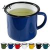 Vintage Tea Cup Retro Enamel Coffee Mug, 360ml Colorful Cup, Large Capacity Water Nostalgic Style Drinkware for Office And Home Use Gift Lovers