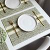 Pastoral paper rope woven placemat ins miscellaneous retro Christmas decorative mat wedding creative paper thermal insulation table mat