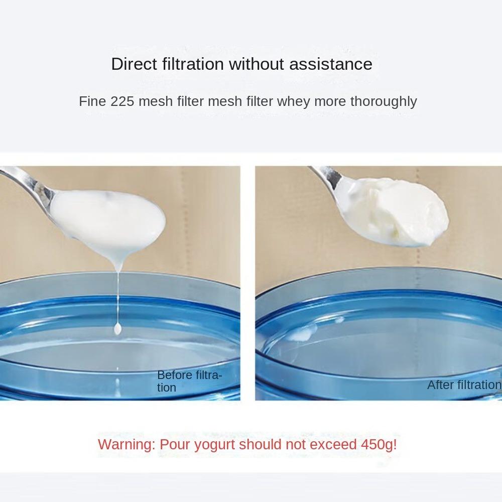 1300ML Yogurt Strainer Multiple Usage Yogurt Filter Convenient Cheese Whey Separator  Juice Tea