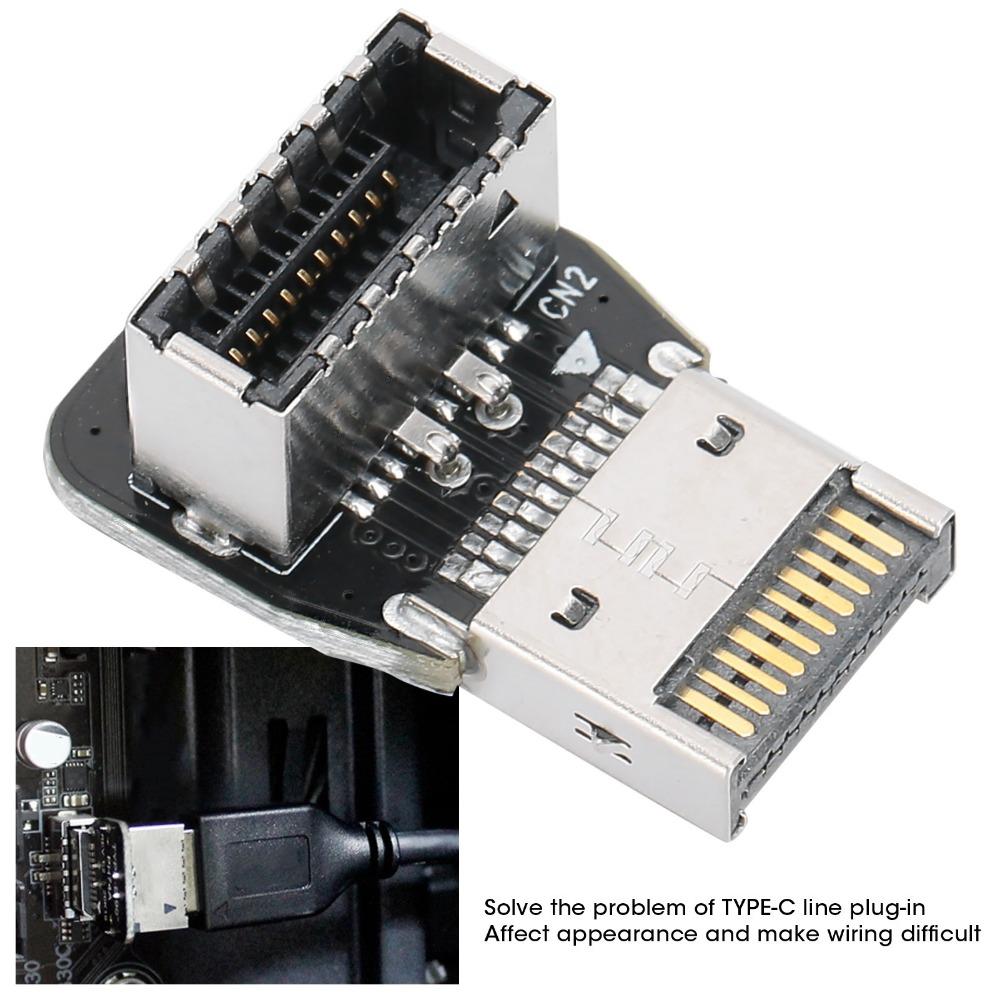 Lightweight PH74B Model Front Type E Adapter 10G High Speed USB Header Adapter Motherboard USB Adapter Computer Motherboard
