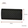 [Inden-ya] Inden HISOCA Hisoka Traditional Craft Koshu Inden Deerskin Lacquer Original Brand Wallet Black with Black Lacquer and Shippo Pattern