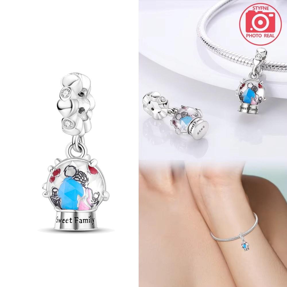 Love Ferris Wheel Pendant Copper Plated Fit Charms Copper Plated Original Bracelet For Jewelry Making