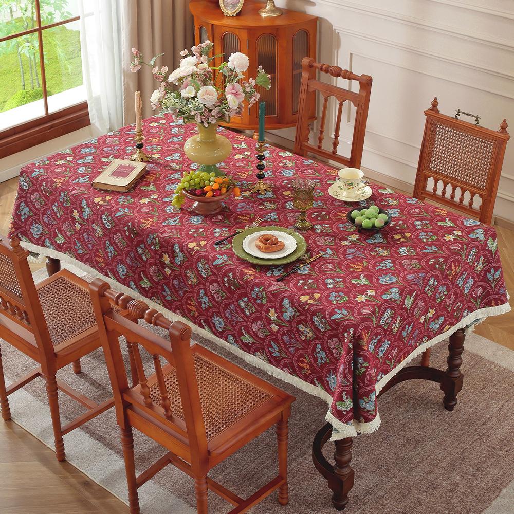 Special For Tablecloths Nordic High-End Dining Tables Household Imitation Cotton And Linen Tablecloth Row Beard Restaurant