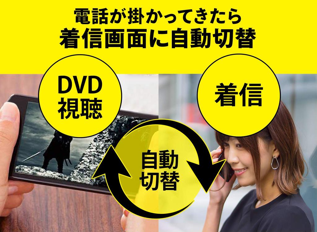DATA DVD Player Black I-O "DVD Miller" Smartphone/Tablet (2020 Model) (Japanese Manufacturer) DVRP-W8AI3