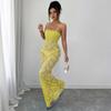 Elegant Style Suspender Hollow Skirt Dress Women's Clothing Autumn and Winter 2025