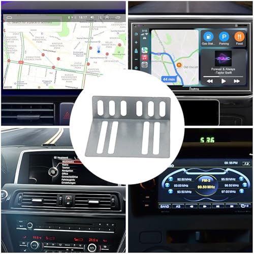 2DIN Installation Kit Universal Fitting Kit Installation 2DIN Car Stereo Radio Installation [2 Pieces] Universal Car Radio Adapter Car Radio Adap