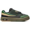 Fila Mix Thyme Thick Sole Wear-Resistant Height-Increasing Low-Top Skate Shoes Men Sneaker Black Green Yellow F12M244201FTM