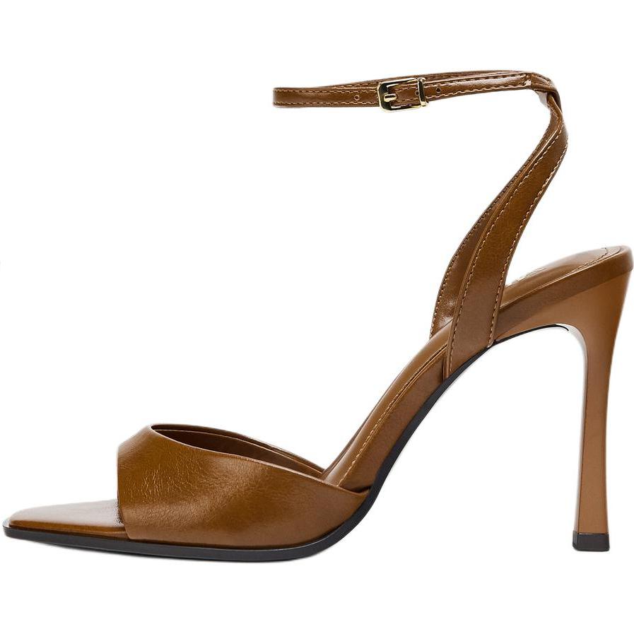 Zara Elegant Versatile Commuter Sandals Women Sandals Brown 12350610105-37