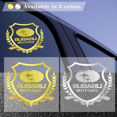 Autocollants de Voiture Autocollant Badge Blé Décoratif pour Carrosserie, Vitre Latérale, Coffre Auto Impreza Legacy WRX STI BRZ Forester Ascent Levorg XV