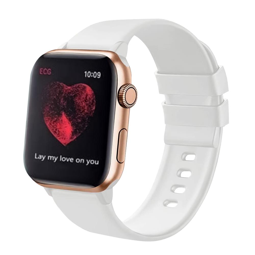 Набор из 10 ремешков, совместимых с ремешками для Apple Watch 42 мм 44 мм 45 мм 38 мм 40 мм 41 мм 49 мм, мягкий спортивный силиконовый ремешок для iWatch Series 9 8 7 6 5 4 3 2 1 SE