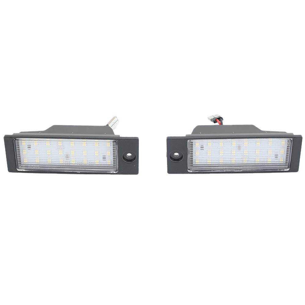 Pair LED License Plate Lights for Hyundai Tucson IX35 2016-2025 for Kia Forte Sedan 2019-2025 Car Rear Lamp Accessories