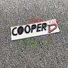 Coupe logo Sports upgrade Metal trunk logo COOPER S D SD body sticker
