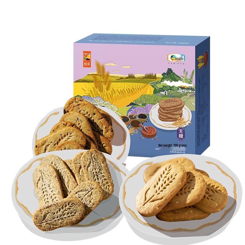 Youcai Zhongliang Sugar-Free Whole Grain Biscuits