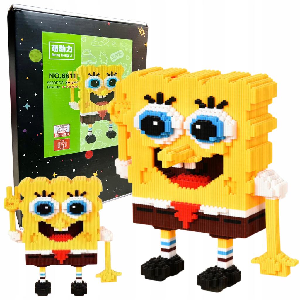 Spongebob Buildable Construction Brick Set 5860 Pcs.