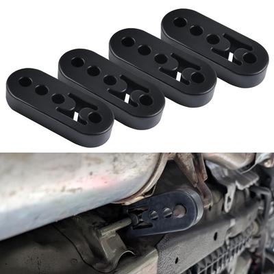Muffler Hanger, 4 Holes, Reinforced Rubber Bushing, Set of 4, Muffler Hanging Rubber,