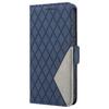 For Motorola Edge 50 Pro 5G Case Rhombus Splicing Color Leather Phone Cover