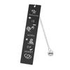 2024 Teacher's Day Engraved Round Pendant Bookmark - Student & Teacher Souvenir Gift