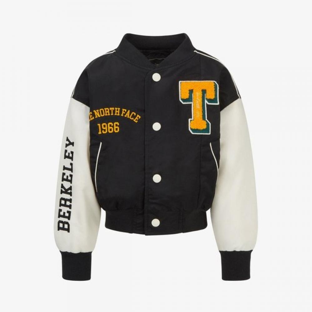 The North Face Kids Stadium Bomber Black Nj3nr56s BLACK/120