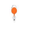 Reel Retract Lanyard Name Tag Easy Pull Buckle Card Holder Badge Reel Clip Carabiner Keychain