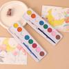 Solid Watercolor Paint Portable Watercolor Paint Set Painting Box Set Transparent Mini Portable Watercolor Set For Diy Painting