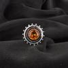 Citrine Gemstone Jewelry 925 Sterling Silver Ring, Handmade Designer Jewelry Ring, Gift For Mom