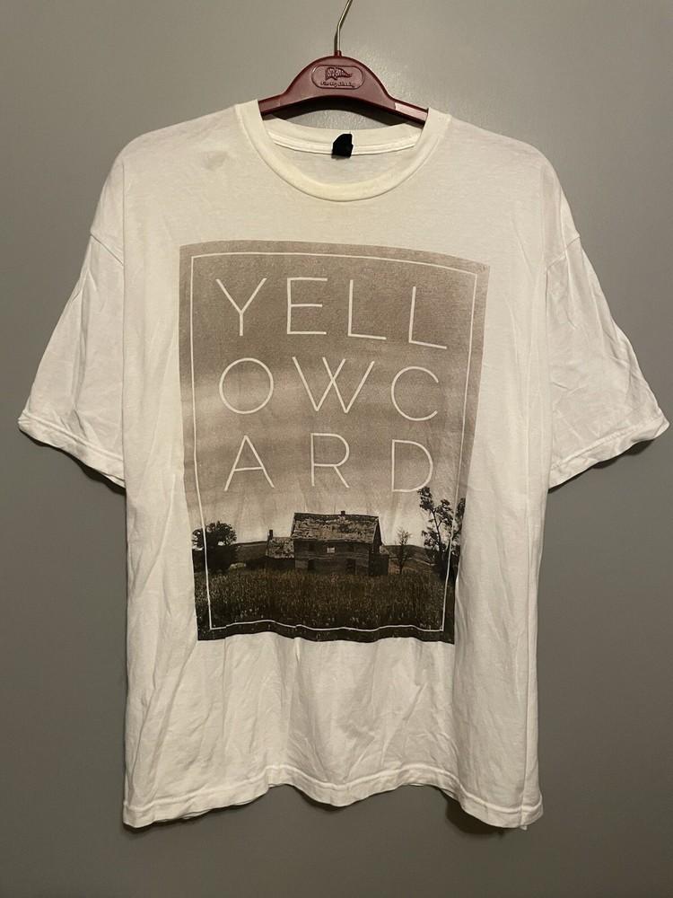 Collection Yellowcard Band Poster WHite All Sizes Unisex Shirt SG950 Unisex T-Shirt XXL