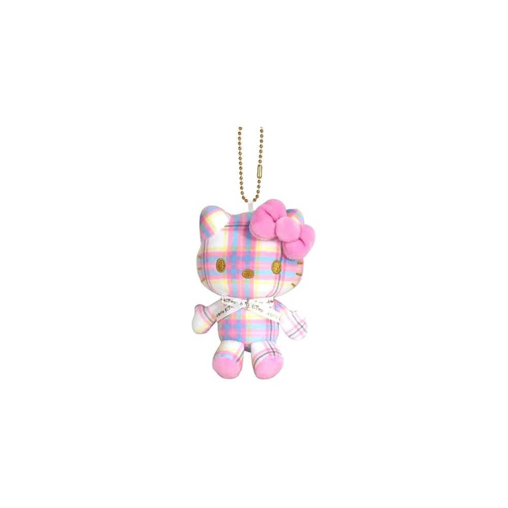 Hello Kitty Tartan White Mascot Collection Plush Toy 199119-24