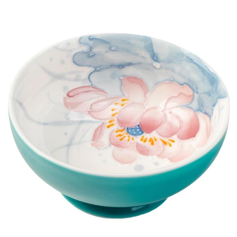 Hand Painted Famille Rose Porcelain Tea Cup Spring Summer Autumn Winter Set Chinese Gongfu Tea Ceremony Personal Cup