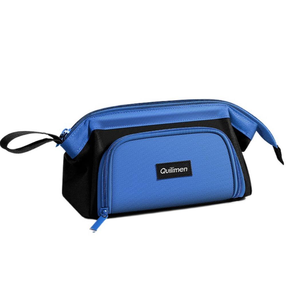 Multiple Layers Stationery Bag Multifunctional Pen Pencil Case Simple Pencil Bag  Student