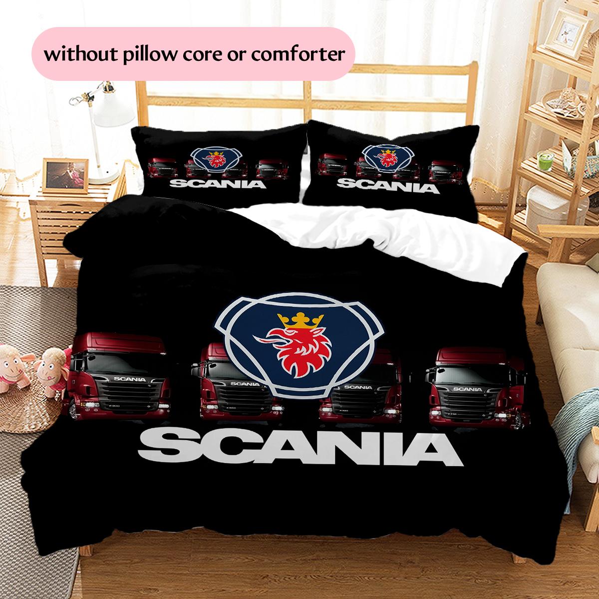 Scania logo raksta gultasveļa Mājas dekorēšana