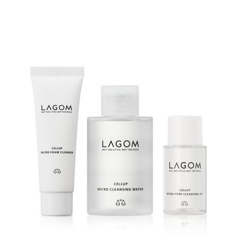 Mini Micro Cleansing 3-Piece Set (Oil 23ml + Foam 30ml + Water 100ml), 1 Pcs