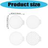 4 Pieces Shower Drain Cover Set Anti Clogging Hair Catcher ABS Bathroom Sink Filter