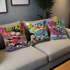 T-Teen T-Titans Go Stitch Glücksdrache Kissenbezug Sofakissenbezug Heimzimmer Dekoration Kindergeschenk