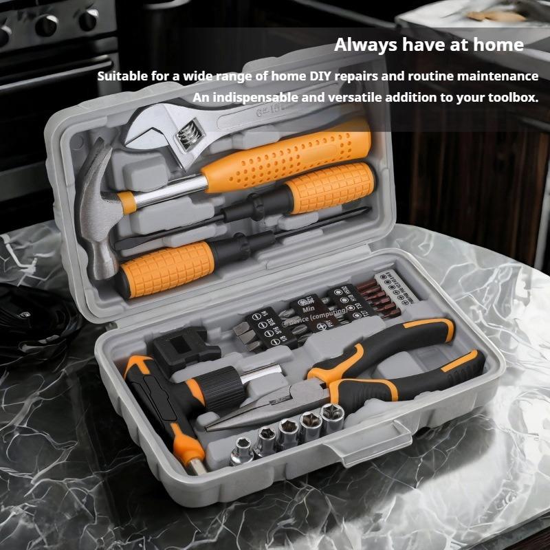 30pcs Multi-Function Hardware Hand Tool Kit Screwdriver Wrench Tool Set