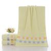 Premium Cotton Thick Absorbent Face Towel Soft Washcloth For Home Use In Blue Yellow And Pink