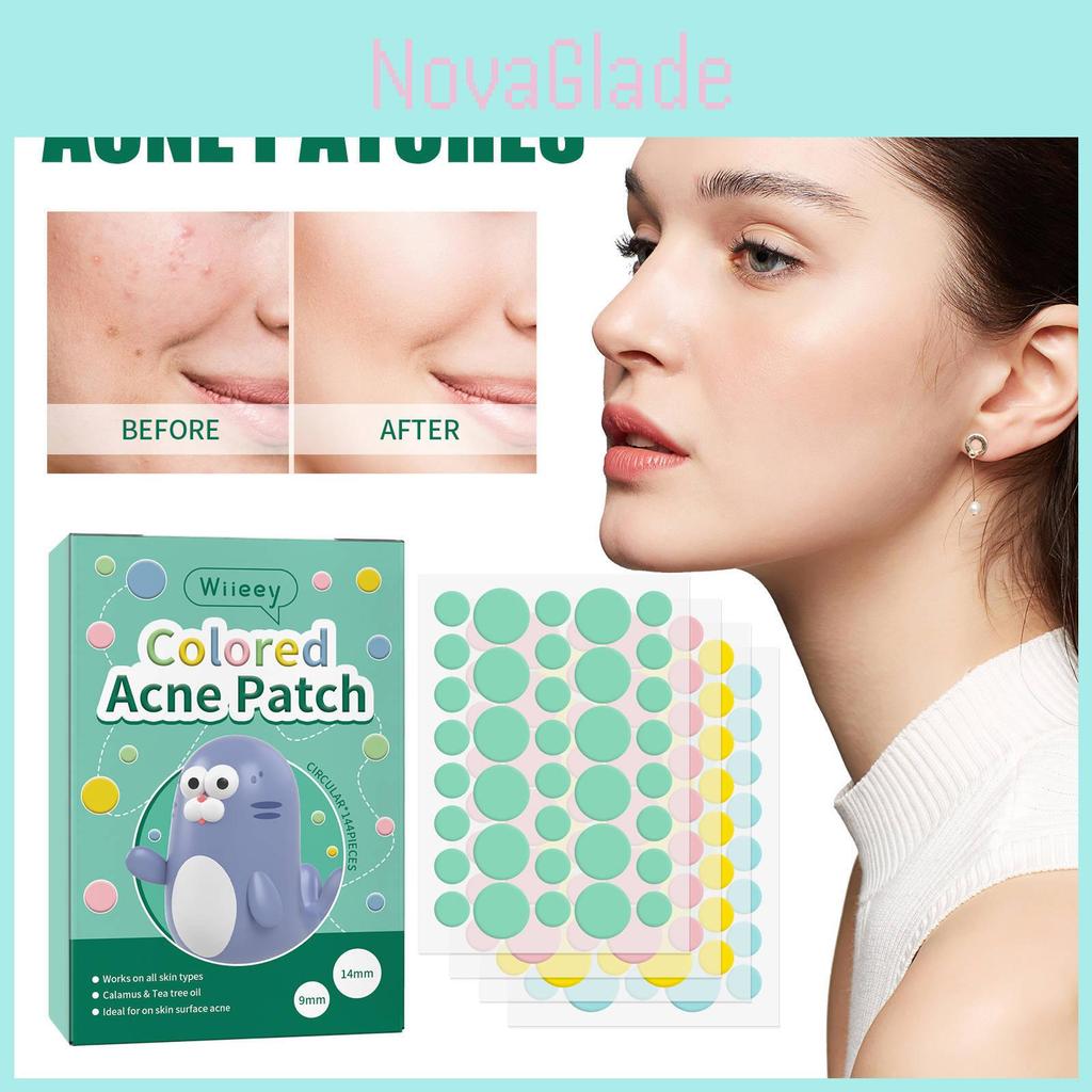 Wiieey Circle Acne Patch Set For Effective Pore Cleansing And Moisturizing Skin Care