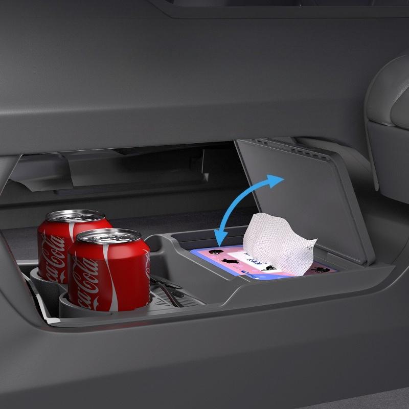 For Great Wall Haval M6  Center Control Lower Storage Box Pad Armrest Lower Layer Case Water Holder Electric Car Organizer