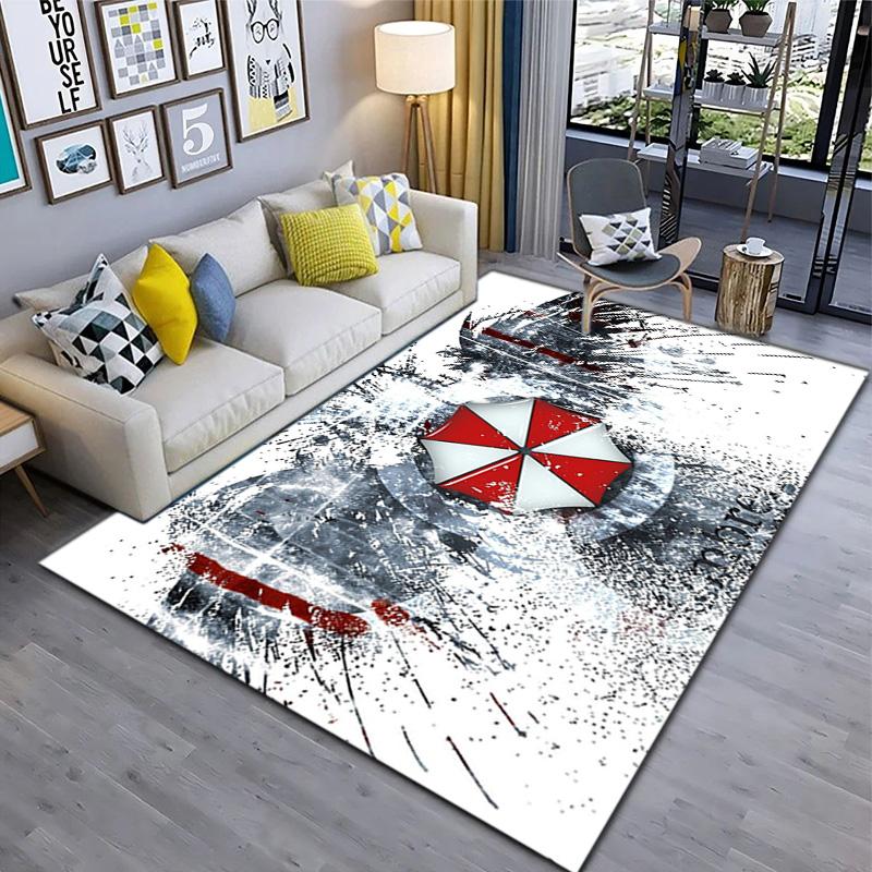 Sci-Fi game Resident Evil, Umbrella Corporation, soft carpet, home living room, office chair pad, door mat, door mat carpet U5