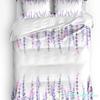 Plant Purple Lavender Watercolor Flower 3pcs Bedding Set For Bedroom Double Bed Home Textile Duvet Cover Quilt Cover Pillowcase