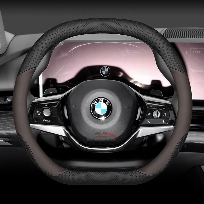 Kfwhl7 Leather Car Steering Wheel Cover for BMW X1 X3 X5 X6 X7 U11 F30 F34 F10 F20 G20 G30 G01 G02 G05 F15 F16 1 2 3 5 7 8 Series G11