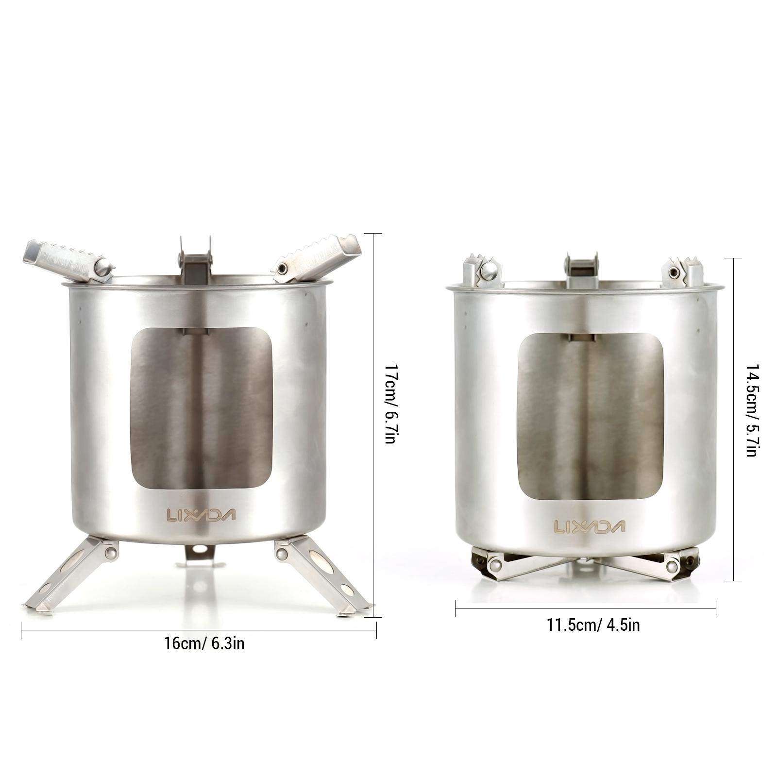 Дровяная печь из нержавеющей стали — фото 8