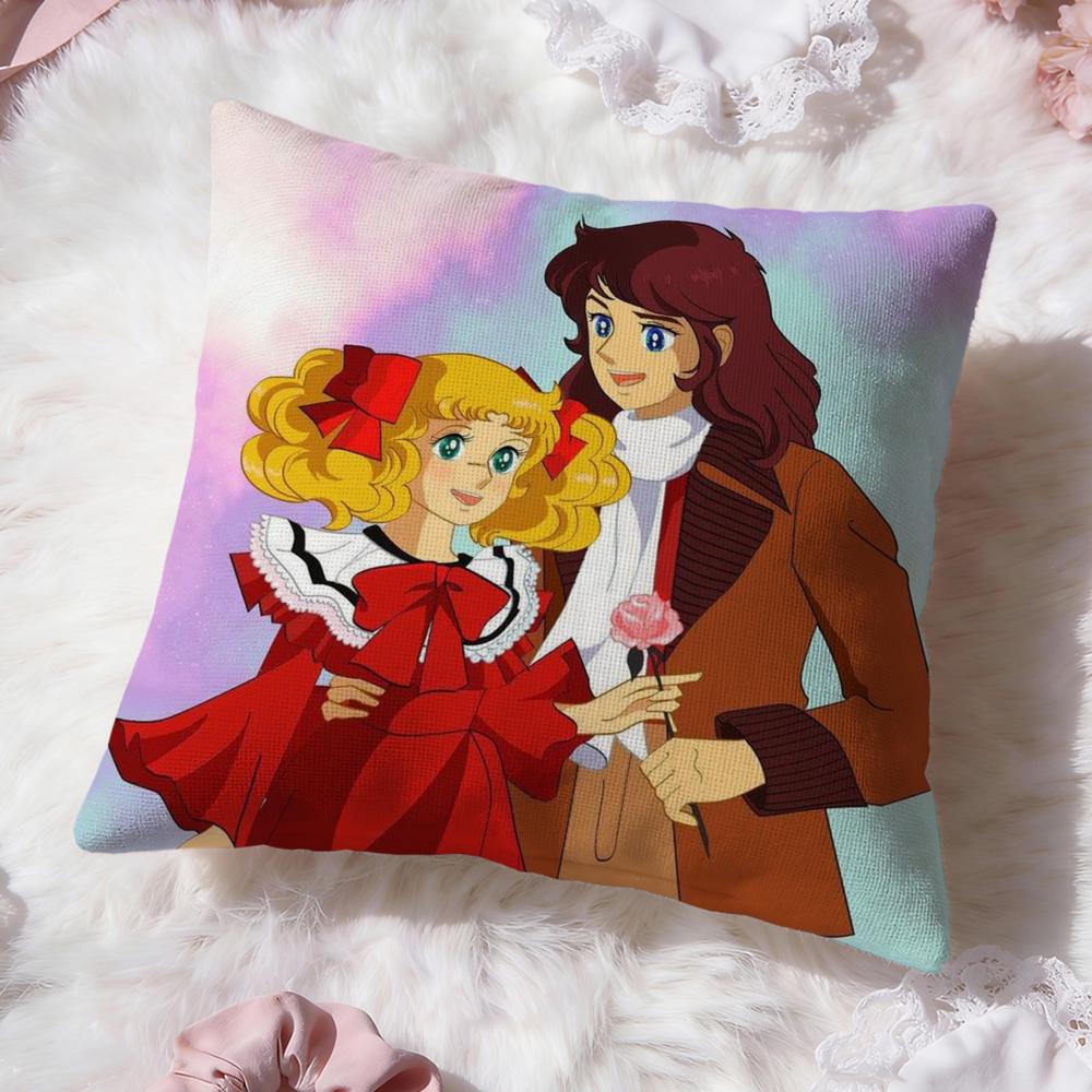 Anime C-Candy Candy Cushion Cover Premium Comfort Reversible Pillow Cove -Two in One Design for Any Room & Car Interior
