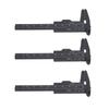 10Pcs 80mm Black Eyebrow Tattoo Measuring Ruler Disposable Microblading Positioning Brow Vernier