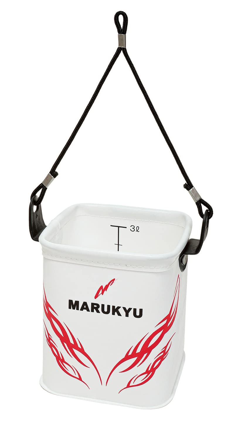 

Marukyu Power Water Bucket TRV 15TRV x x mm White, Size 150(W) 150(D) 170(H)