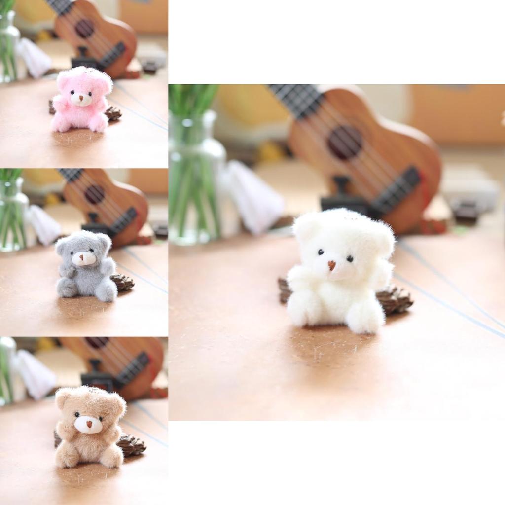 Cute White Bunny Plush Doll With Pp Cotton Filling For Backpack Decor