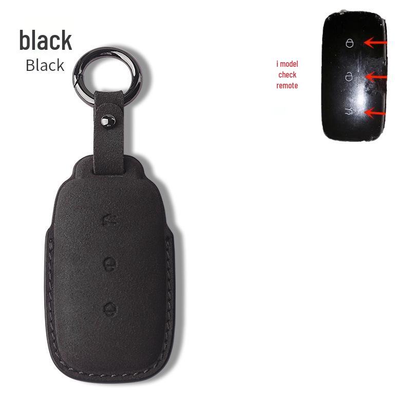 

Geely Galaxy L7 Premium Suede & Leather Key Case with Buckle for Men & Women Standard